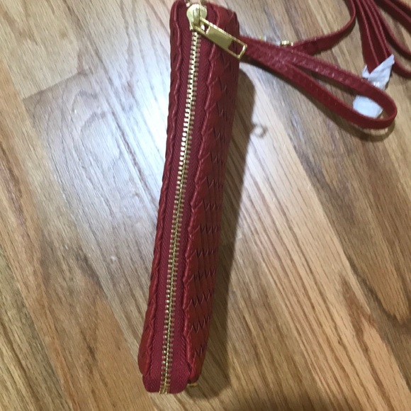 Red crossbody wallet bag - Picture 4 of 6